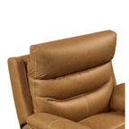 Fauteuil inclinable, pivotant et berçant motorisé, double motorisation pour inclinaison de 90 à 130°, port USB et appui-tête motorisé, 150 kg