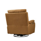 Fauteuil inclinable, pivotant et berçant motorisé, double motorisation pour inclinaison de 90 à 130°, port USB et appui-tête motorisé, 150 kg