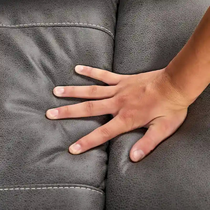 Fauteuil inclinable, pivotant et berçant motorisé, double motorisation pour inclinaison de 90 à 130°, port USB et appui-tête motorisé, 150 kg