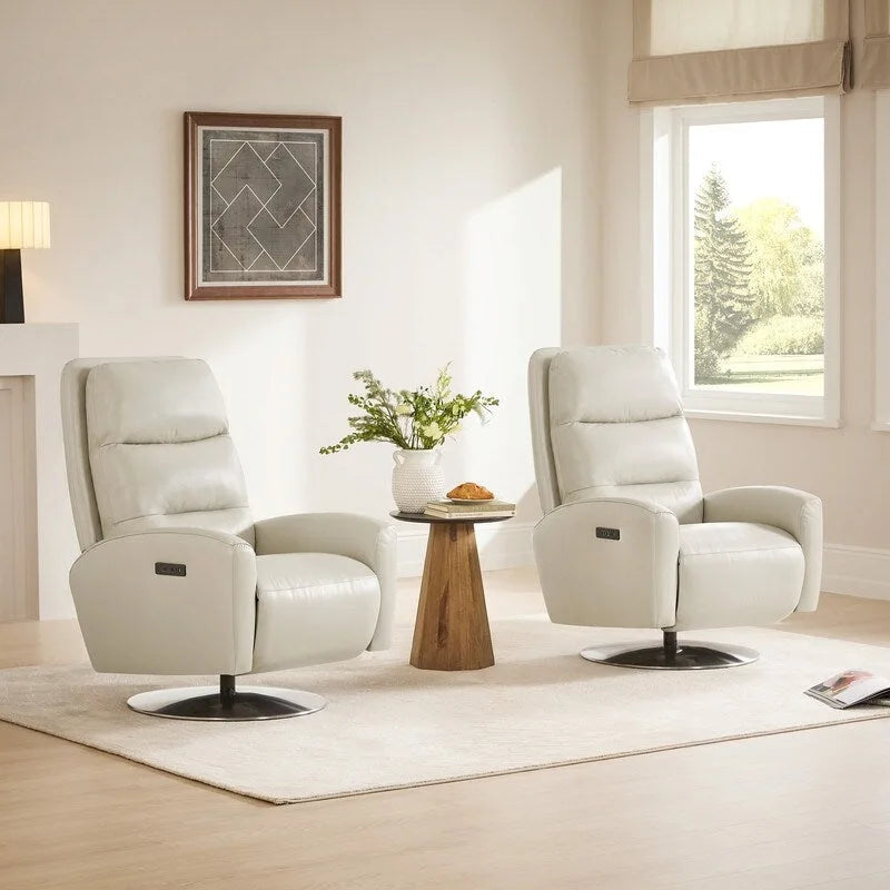 Fauteuil inclinable électrique pivotant à deux moteurs