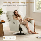 Fauteuil inclinable électrique pivotant à deux moteurs