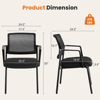 Chaise empilable en polypropylène, dossier ajouré, résistante aux intempéries, intérieur/extérieur, ergonomique, noir/gris