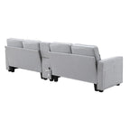 114.2 Canapé rembourré avec console
