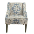 Fauteuil courbé rembourré