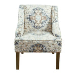 Fauteuil courbé rembourré
