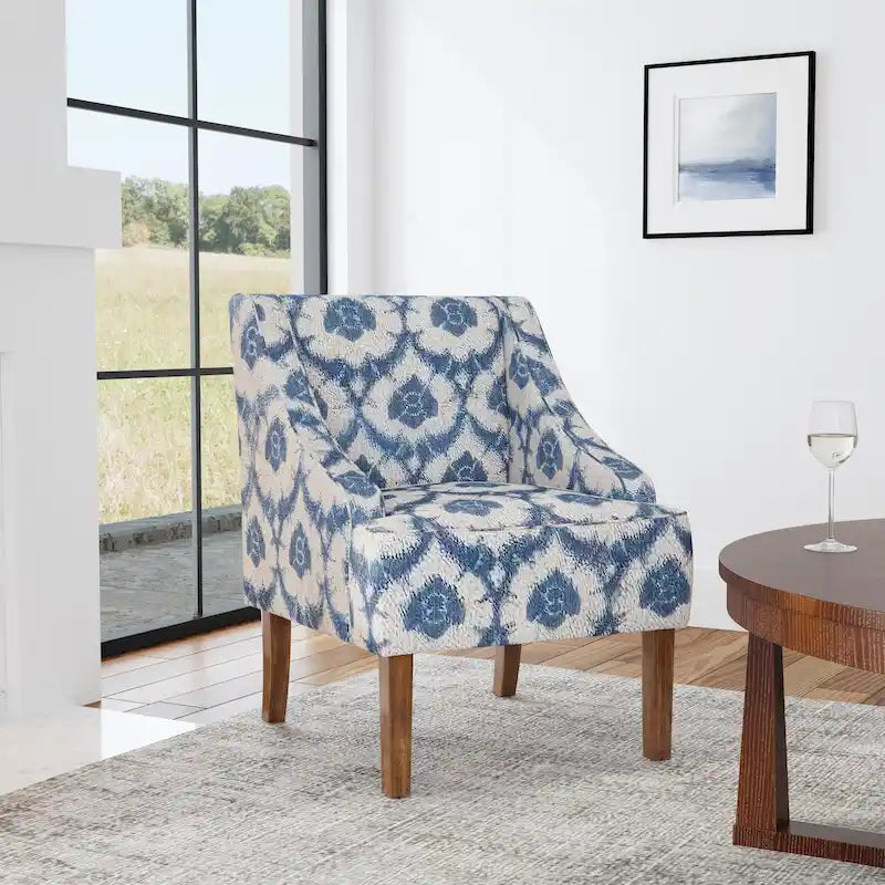 Fauteuil courbé rembourré