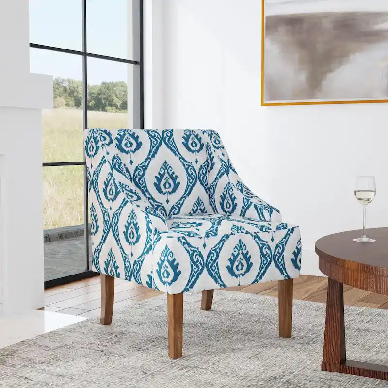 Fauteuil courbé rembourré