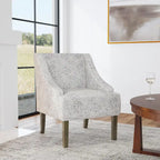 Fauteuil courbé rembourré
