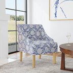 Fauteuil courbé rembourré