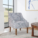 Fauteuil courbé rembourré