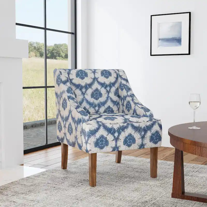 Fauteuil courbé rembourré
