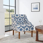 Fauteuil courbé rembourré