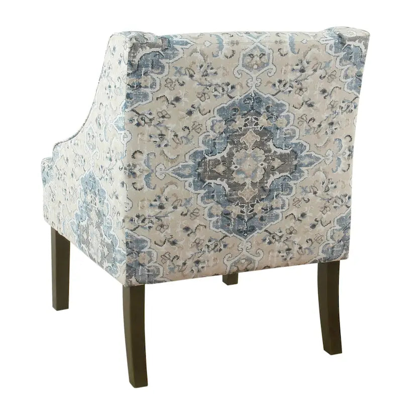 Fauteuil courbé rembourré