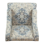 Fauteuil courbé rembourré