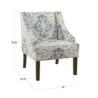 Fauteuil courbé rembourré