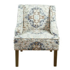 Fauteuil courbé rembourré