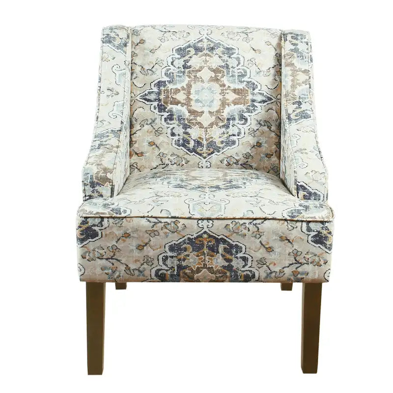 Fauteuil courbé rembourré
