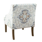 Fauteuil courbé rembourré