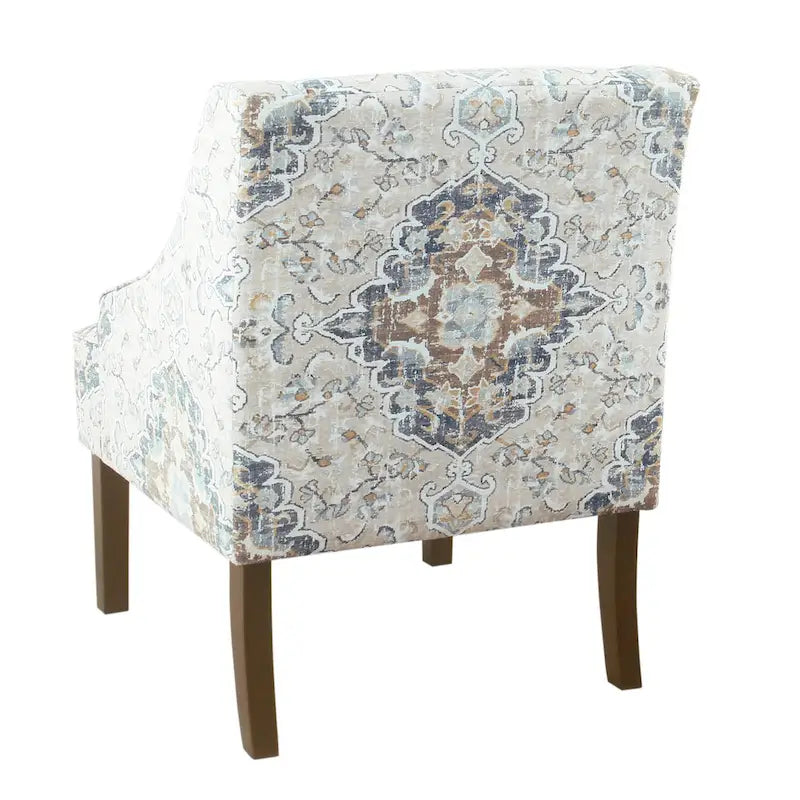 Fauteuil courbé rembourré