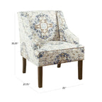 Fauteuil courbé rembourré