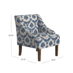 Fauteuil courbé rembourré