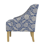 Fauteuil courbé rembourré