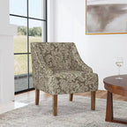 Fauteuil courbé rembourré