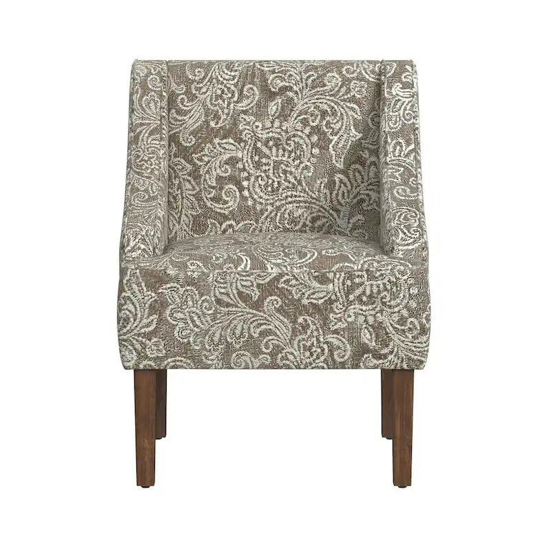 Fauteuil courbé rembourré