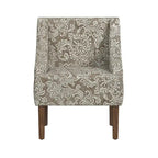 Fauteuil courbé rembourré