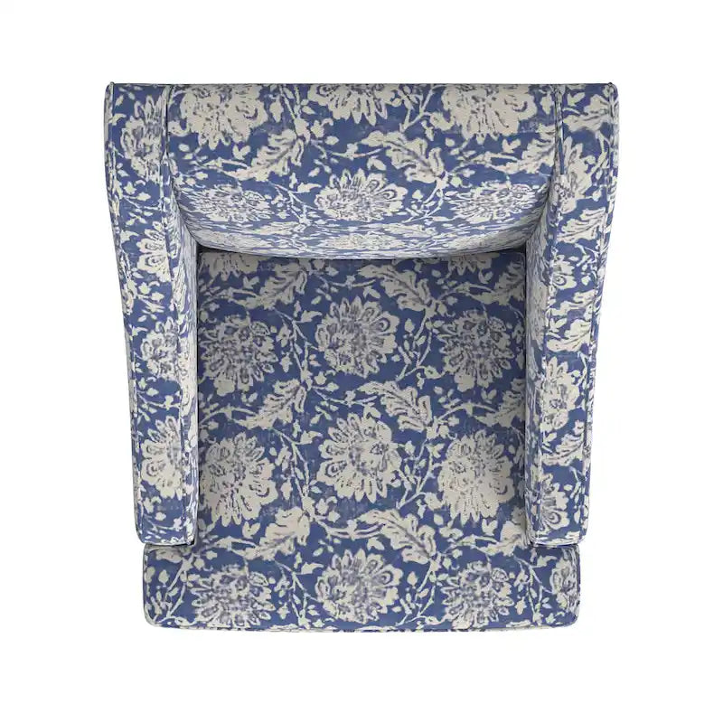 Fauteuil courbé rembourré