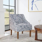 Fauteuil courbé rembourré