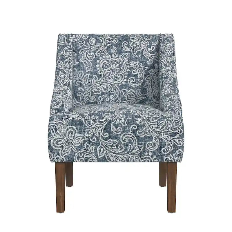 Fauteuil courbé rembourré