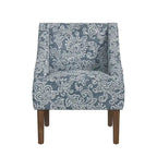 Fauteuil courbé rembourré