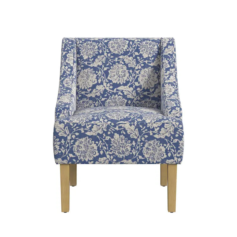 Fauteuil courbé rembourré