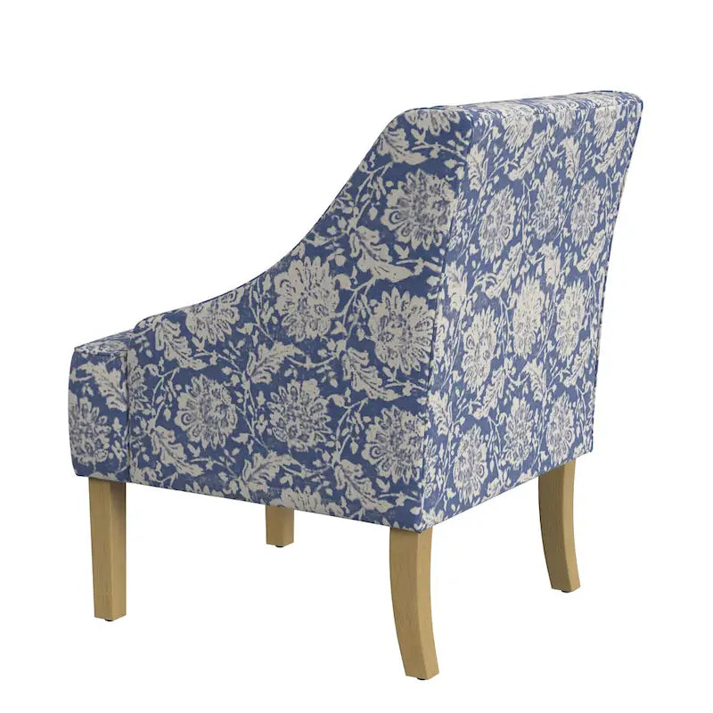 Fauteuil courbé rembourré