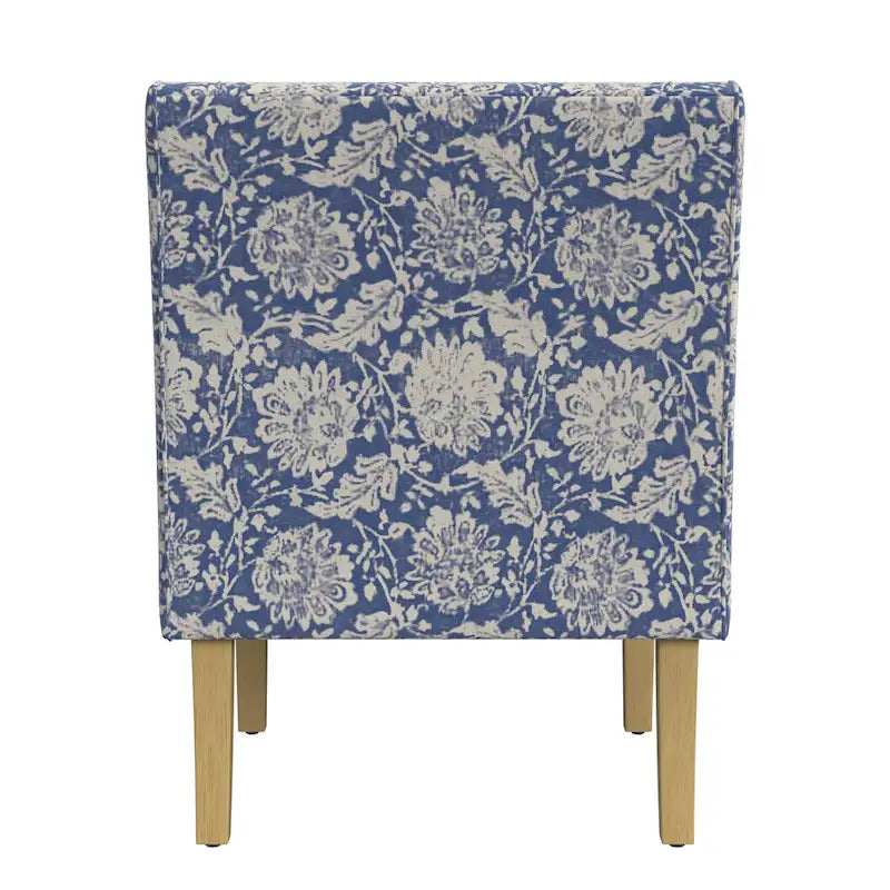 Fauteuil courbé rembourré