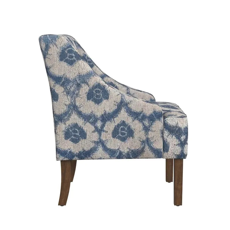 Fauteuil courbé rembourré