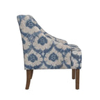 Fauteuil courbé rembourré