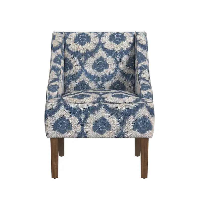 Fauteuil courbé rembourré