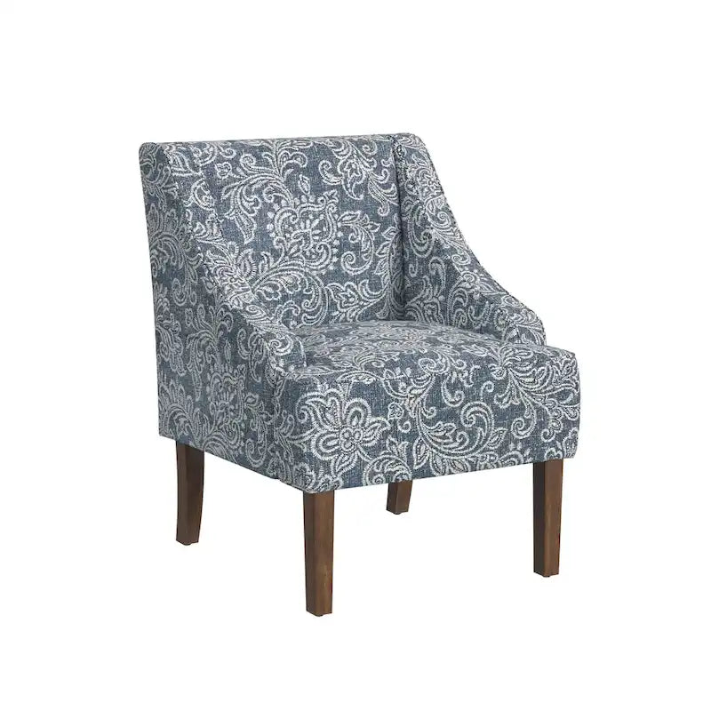 Fauteuil courbé rembourré
