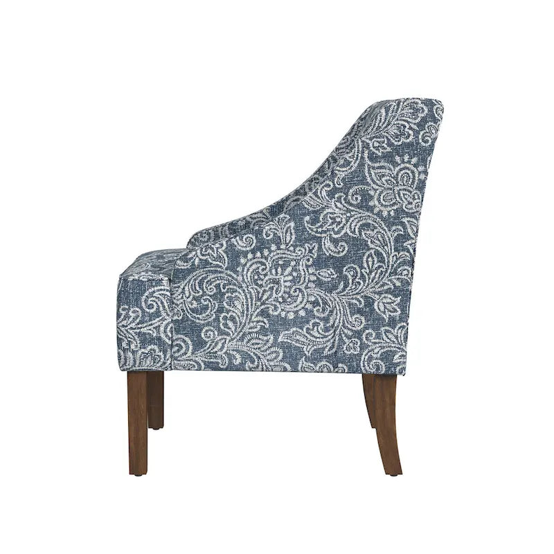 Fauteuil courbé rembourré