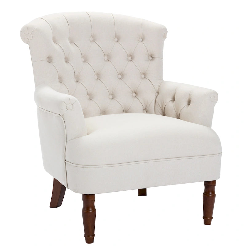 Fauteuil Club Très Grand avec Tissu Capitonnage