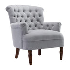 Fauteuil Club Très Grand avec Tissu Capitonnage