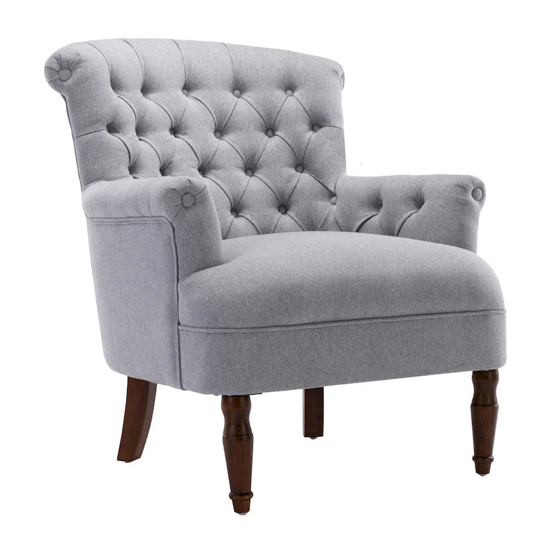Fauteuil Club Très Grand avec Tissu Capitonnage