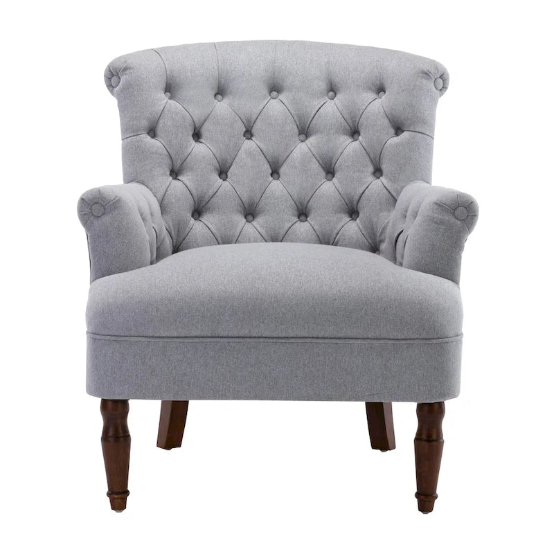 Fauteuil Club Très Grand avec Tissu Capitonnage