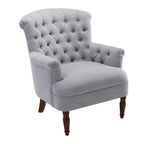 Fauteuil Club Très Grand avec Tissu Capitonnage