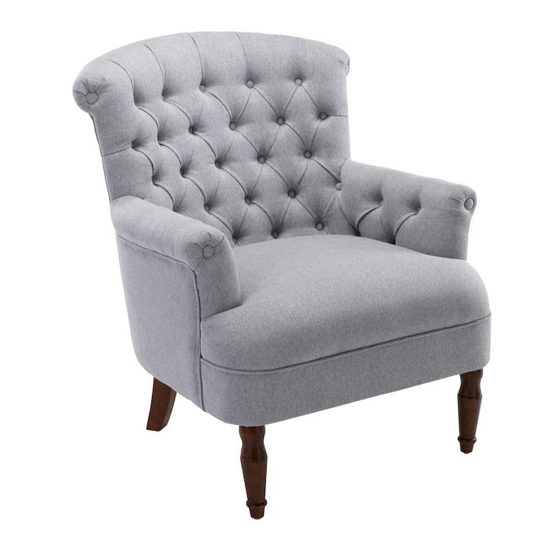 Fauteuil Club Très Grand avec Tissu Capitonnage