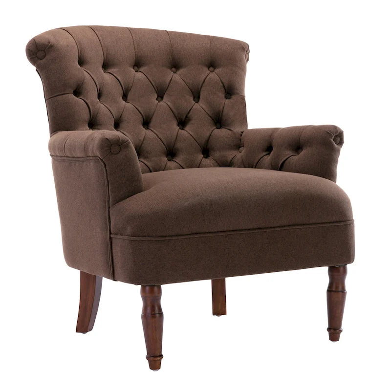 Fauteuil Club Très Grand avec Tissu Capitonnage