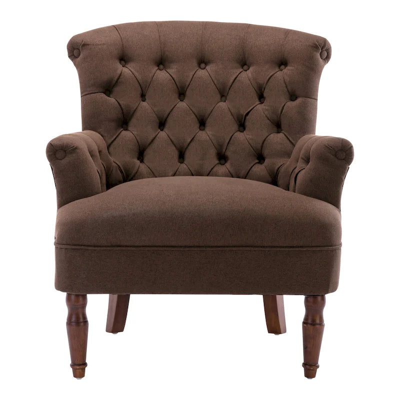 Fauteuil Club Très Grand avec Tissu Capitonnage