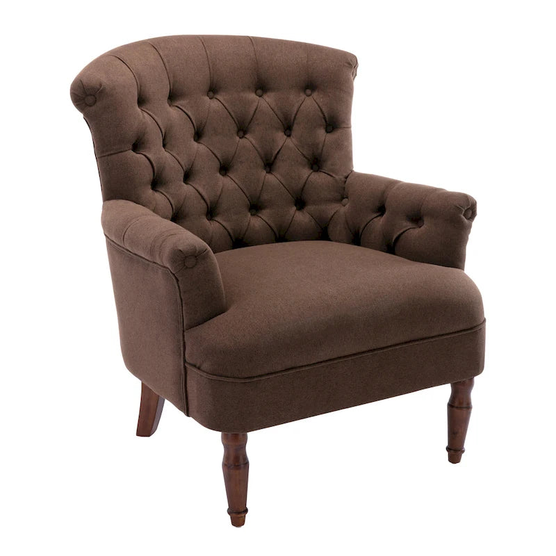 Fauteuil Club Très Grand avec Tissu Capitonnage